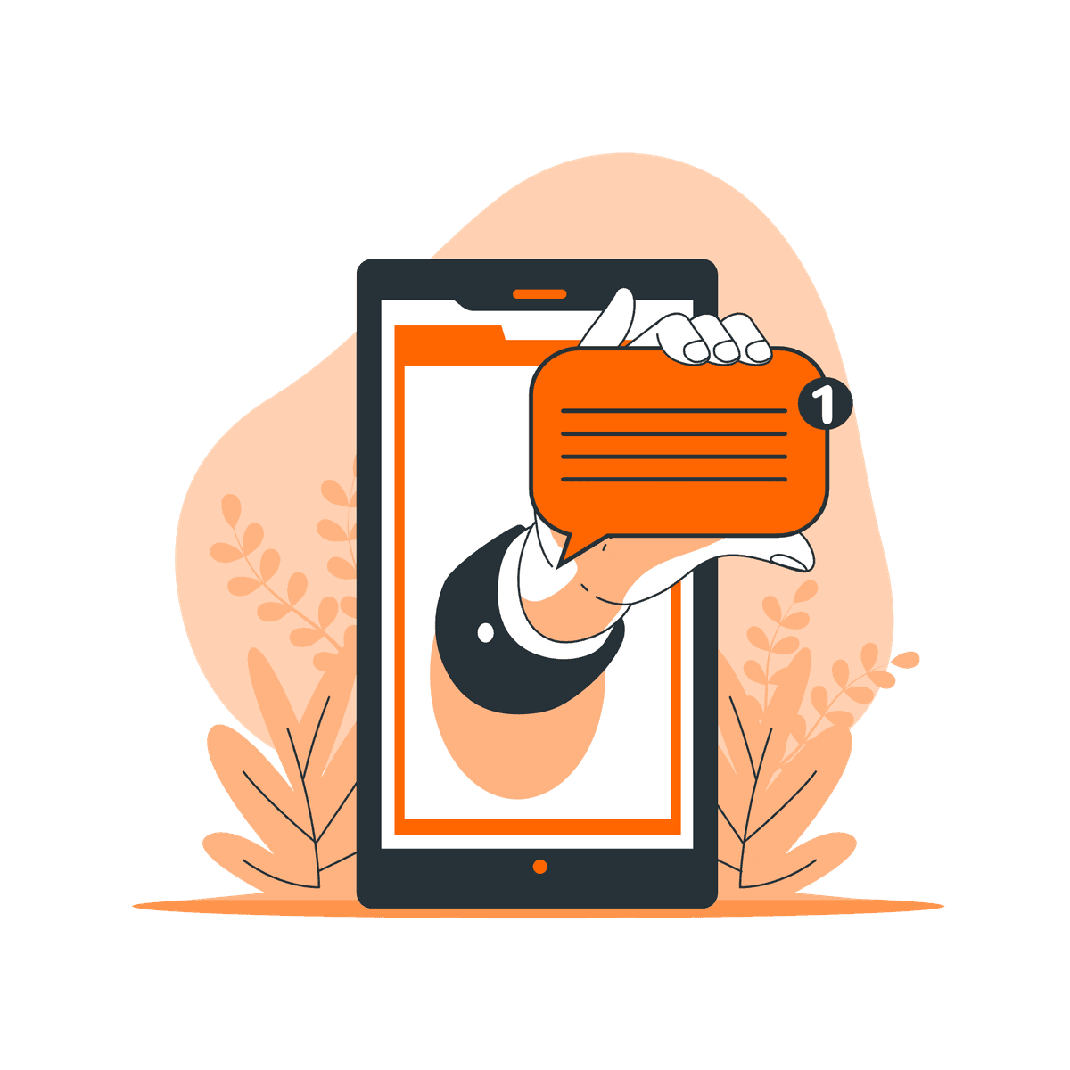 TextCus Messaging Illustration