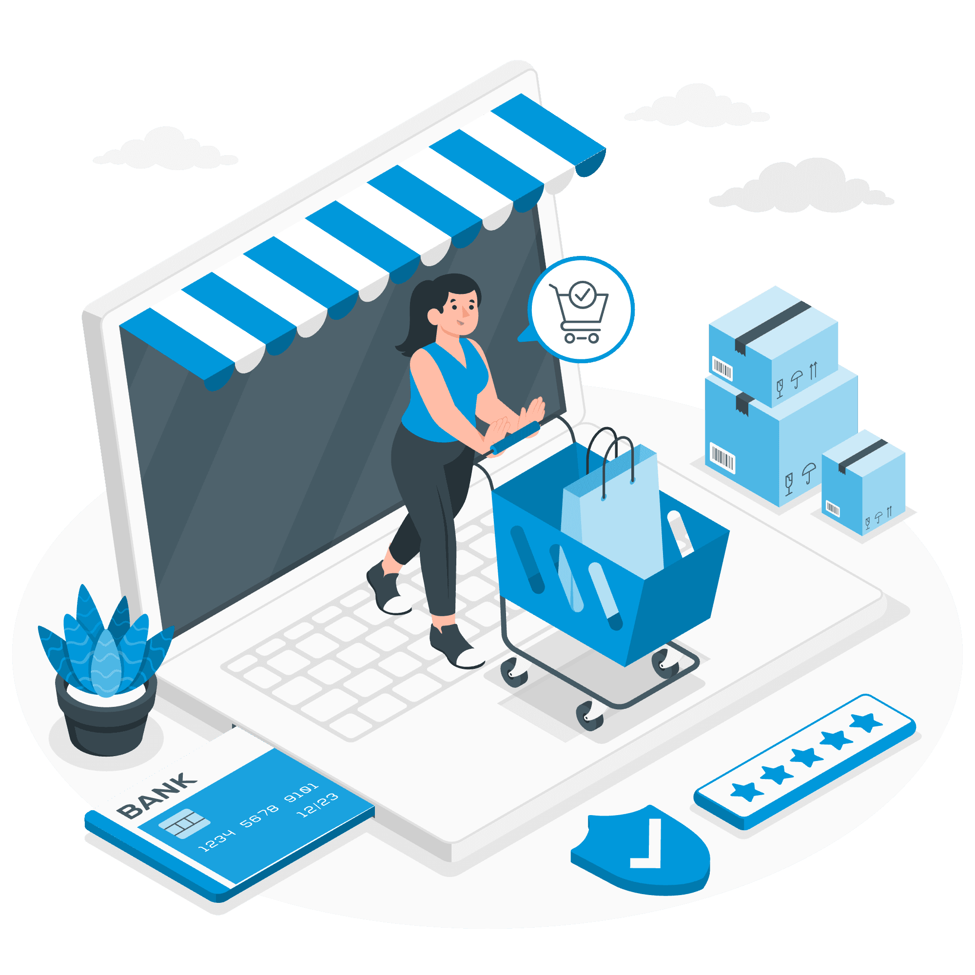 E-commerce Store Illustration